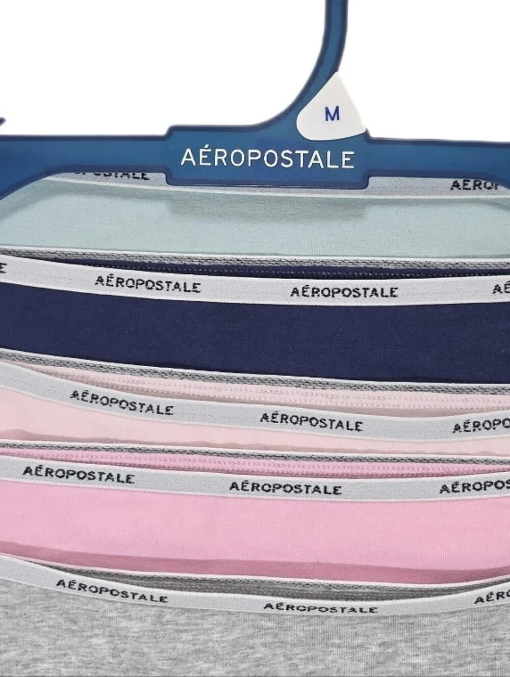 Aeropostale Women's Cheeky Hipster Hiphugger Underwear Panties 5-Pack M